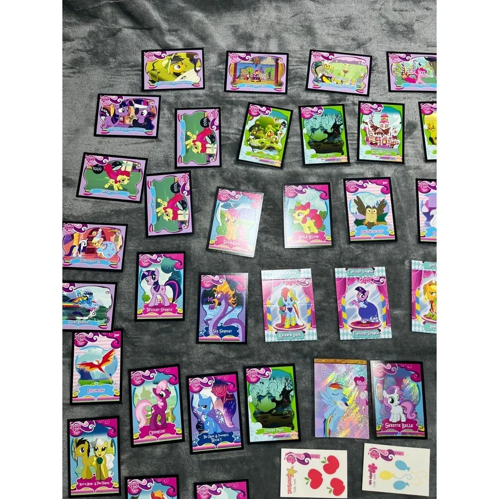 My Little Pony‎ Cards Trading Cards CGG CCG Holo Stickers Set Lot Of 105